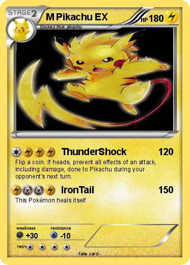 Pokemon M Pikachu EX