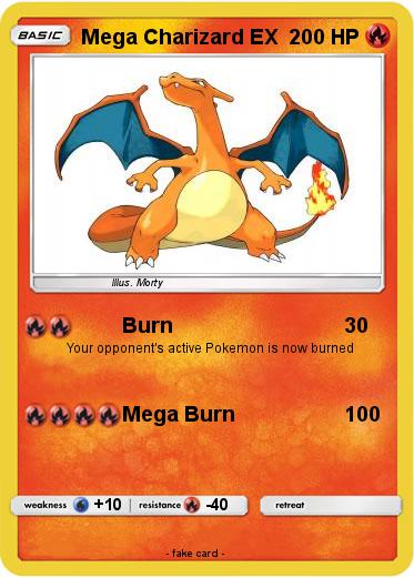 Pokemon Mega Charizard EX