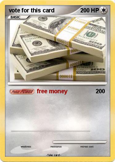 Pokemon vote for this card