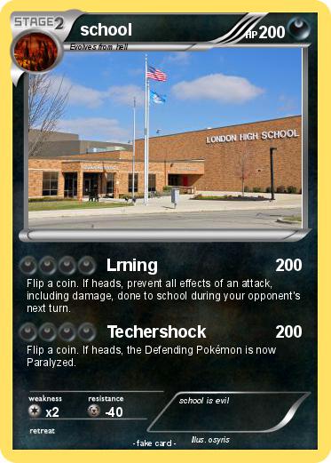 Pokemon school