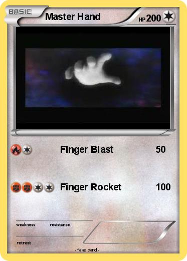 Pokemon Master Hand