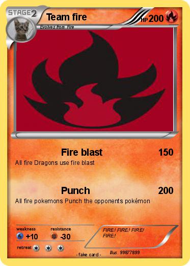 Pokemon Team fire