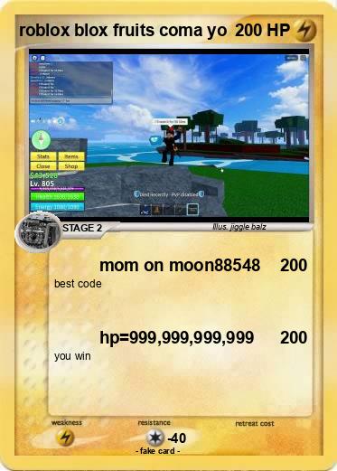 Pokemon roblox blox fruits coma yo