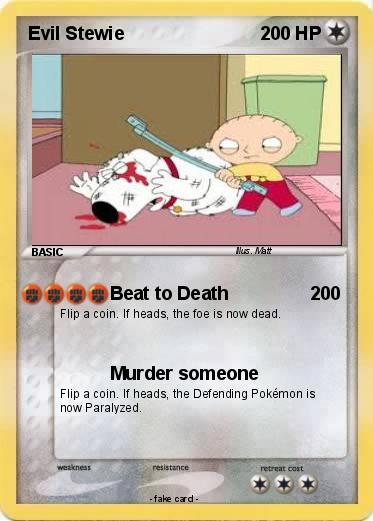 Pokemon Evil Stewie