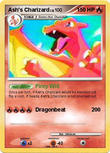 Pokemon Ash's Charizard