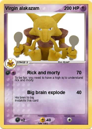 Pokemon Virgin alakazam