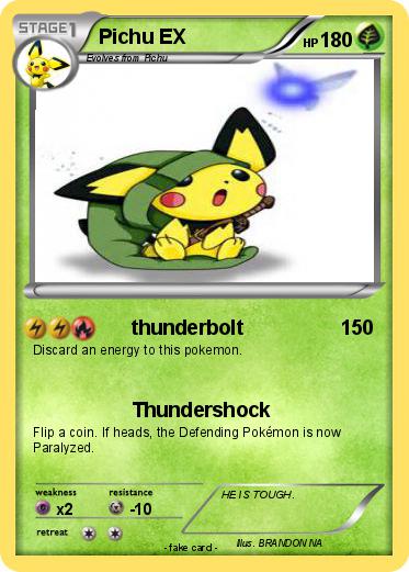 Pokemon Pichu EX