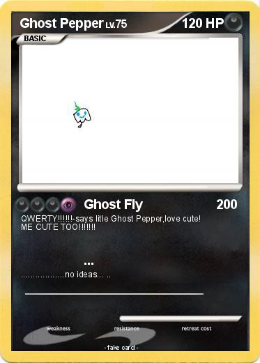 Pokemon Ghost Pepper