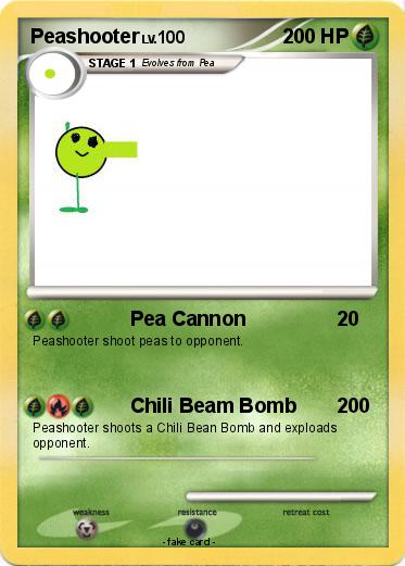 Pokemon Peashooter