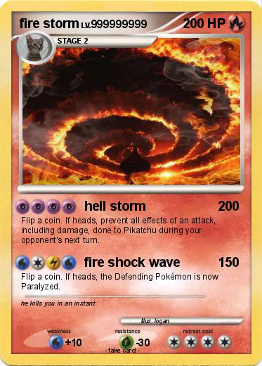 Pokemon fire storm