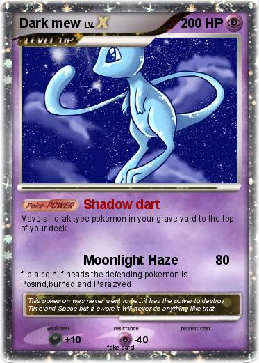 Pokemon Dark mew