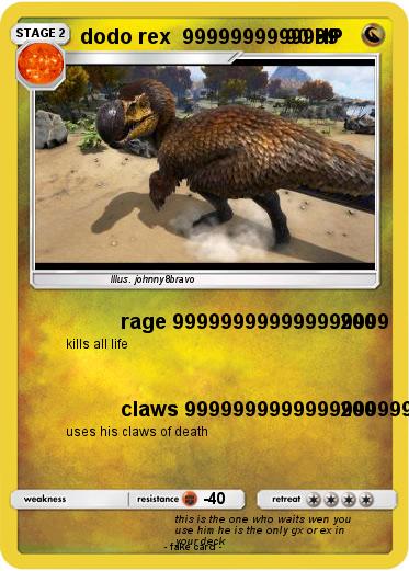Pokemon dodo rex  9999999999999