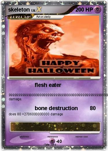 Pokemon skeleton