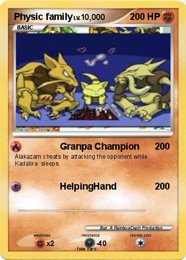 Pokemon Physic family