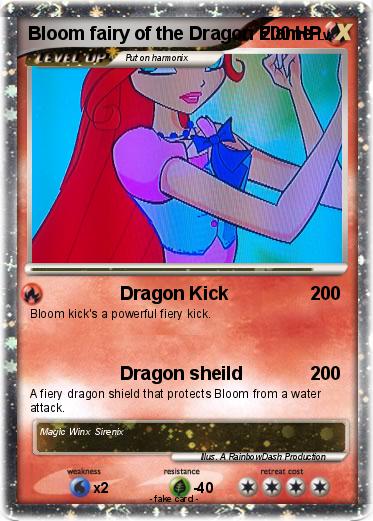 Pokemon Bloom fairy of the Dragon Flame