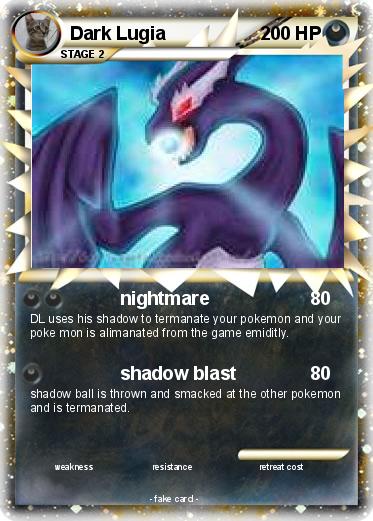 Pokemon Dark Lugia