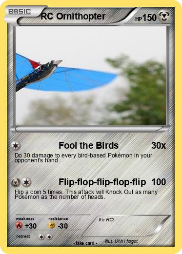 Pokemon RC Ornithopter