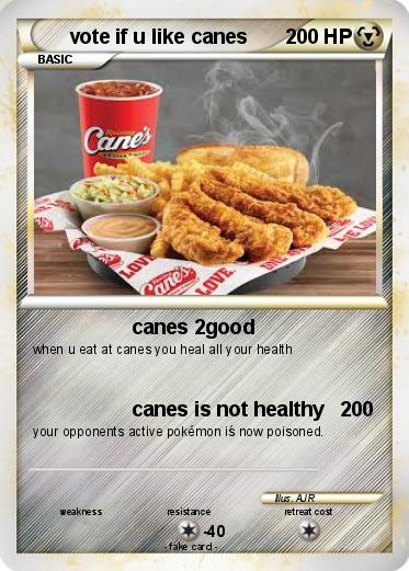 Pokemon vote if u like canes