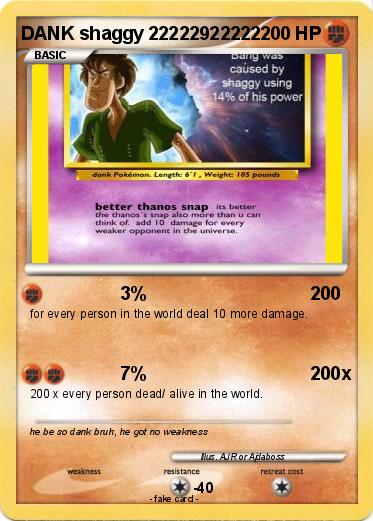 Pokemon DANK shaggy 22222922222