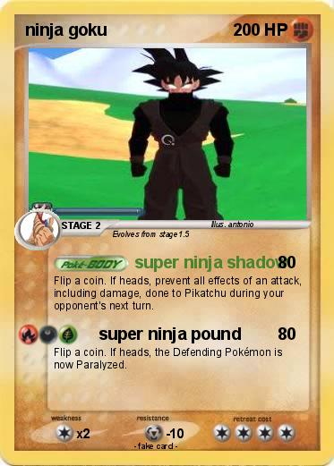Pokemon ninja goku
