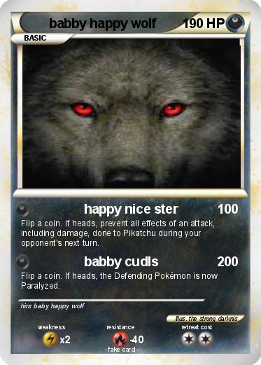 Pokemon babby happy wolf