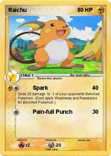 Pokemon Raichu