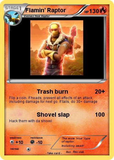 Pokemon Flamin’ Raptor