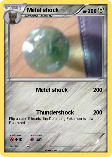 Pokemon Metel shock