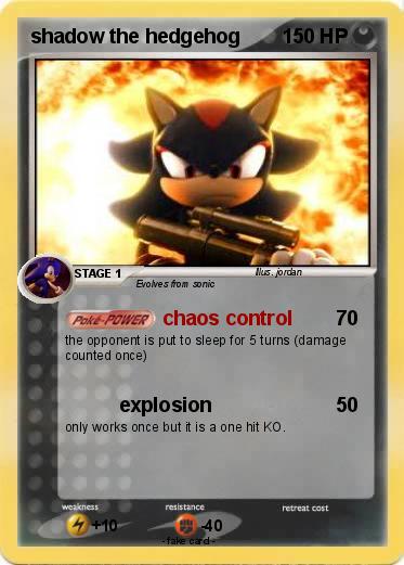 Pokemon shadow the hedgehog