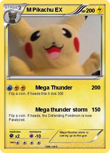 Pokemon M Pikachu EX