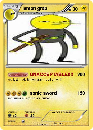 Pokemon lemon grab