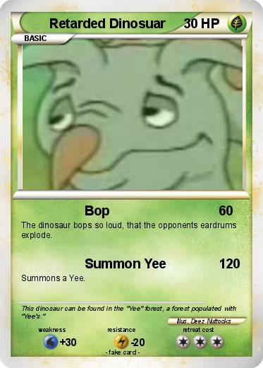 Pokemon Retarded Dinosuar