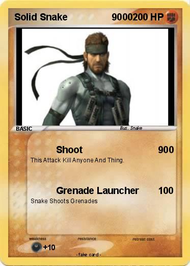 Pokemon Solid Snake                 9000