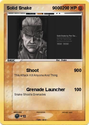 Pokemon Solid Snake                 9000