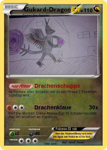 Pokemon Gukard-Dragon