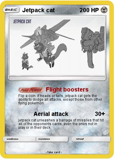 Pokemon Jetpack cat