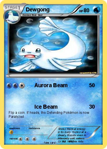 Pokemon Dewgong