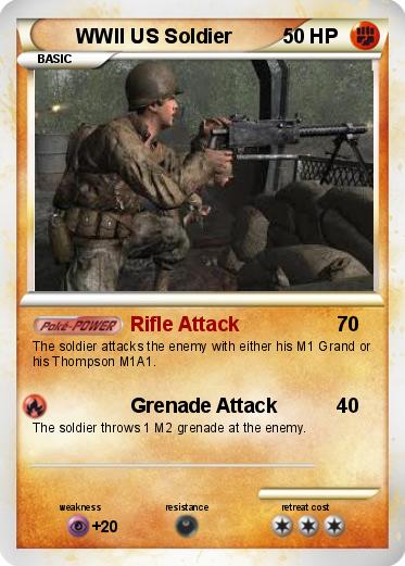 Pokemon WWII US Soldier