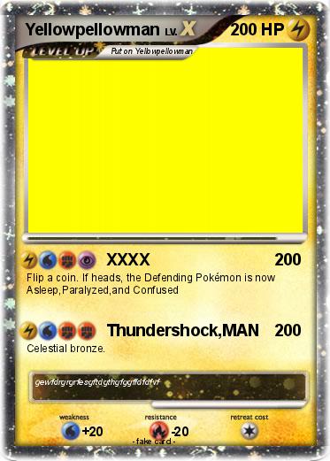 Pokemon Yellowpellowman