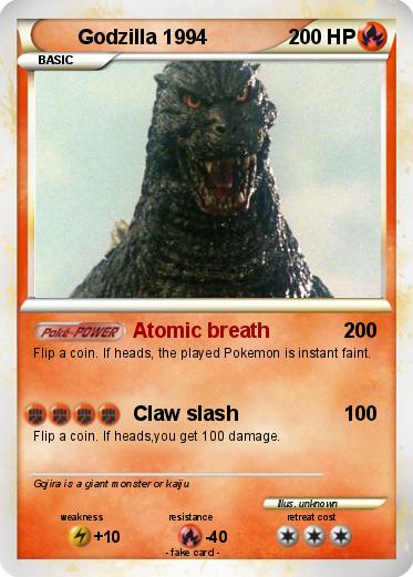 Pokemon Godzilla 1994