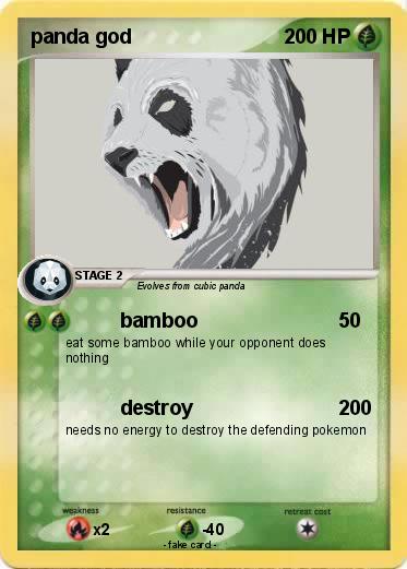 Pokemon panda god