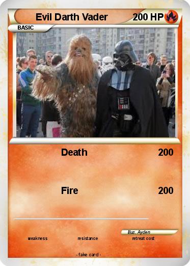 Pokemon Evil Darth Vader