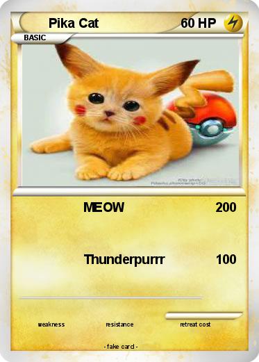 Pokemon Pika Cat