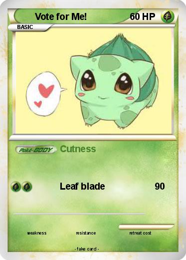 Pokemon Vote for Me!