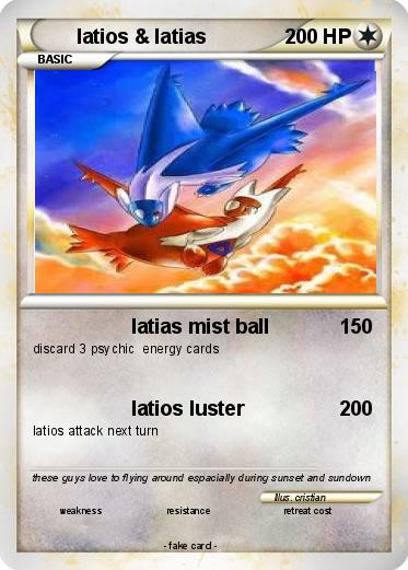 Pokemon latios & latias