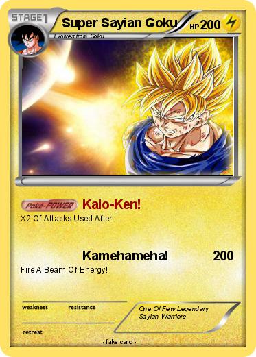 Pokemon Super Sayian Goku