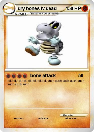 Pokemon dry bones lv.dead