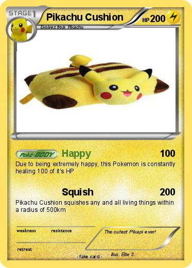 Pokemon Pikachu Cushion