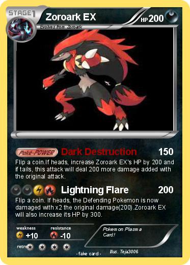Pokemon Zoroark EX