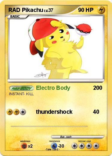 Pokemon RAD Pikachu